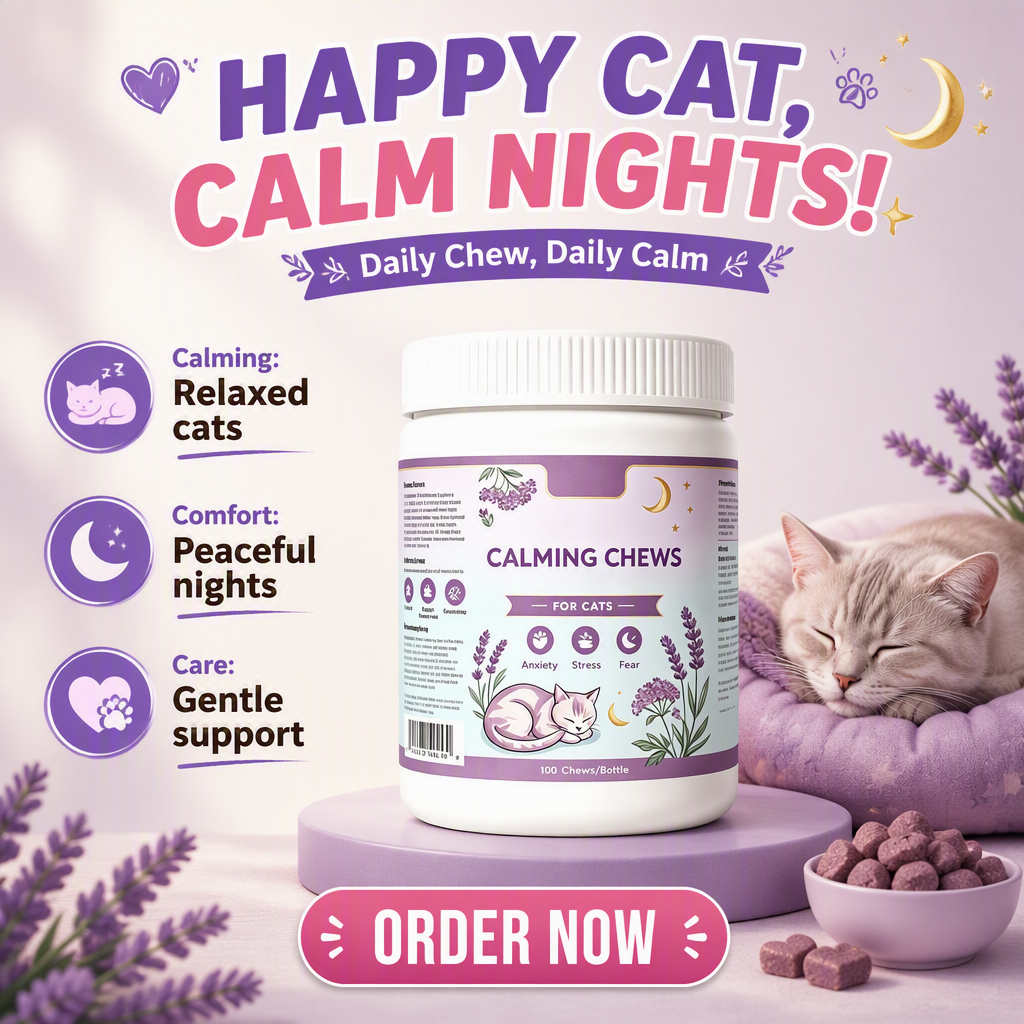 Cat Calming Soft Chews – Delicious Daily Support for Stress & Sensitivity,Cat Calming Soft Chews – Delicious Daily Support for Stress & Sensitivity,Pevet