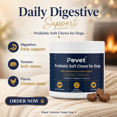 Probiotic Soft Chews for Dogs & Cats – Digestive Health & Immune Support,Probiotic Soft Chews for Dogs & Cats – Digestive Health & Immune Support,Pevet