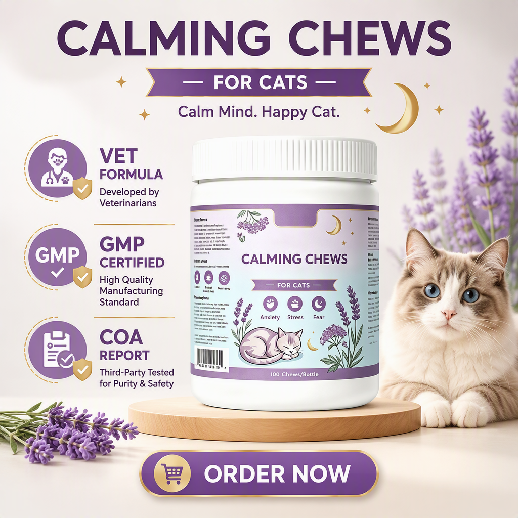 Cat Calming Soft Chews – Delicious Daily Support for Stress & Sensitivity,Cat Calming Soft Chews – Delicious Daily Support for Stress & Sensitivity,Pevet