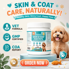 Pet Skin & Coat Soft Chews – Delicious Daily Support for a Shiny Coat & Strong Skin Barrier,Pet Skin & Coat Soft Chews – Delicious Daily Support for a Shiny Coat & Strong Skin Barrier,Pevet