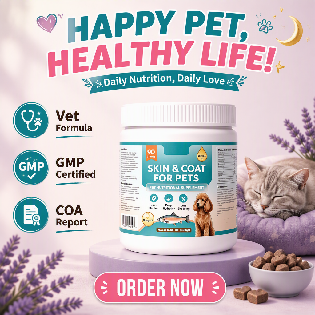 Pet Skin & Coat Soft Chews – Delicious Daily Support for a Shiny Coat & Strong Skin Barrier,Pet Skin & Coat Soft Chews – Delicious Daily Support for a Shiny Coat & Strong Skin Barrier,Pevet