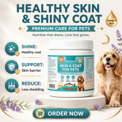 Pet Skin & Coat Soft Chews – Delicious Daily Support for a Shiny Coat & Strong Skin Barrier,Pet Skin & Coat Soft Chews – Delicious Daily Support for a Shiny Coat & Strong Skin Barrier,Pevet