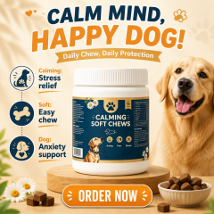 Dog Calming Soft Chews – Delicious Daily Support for Anxiety & Stress Relief,Dog Calming Soft Chews – Delicious Daily Support for Anxiety & Stress Relief,Pevet