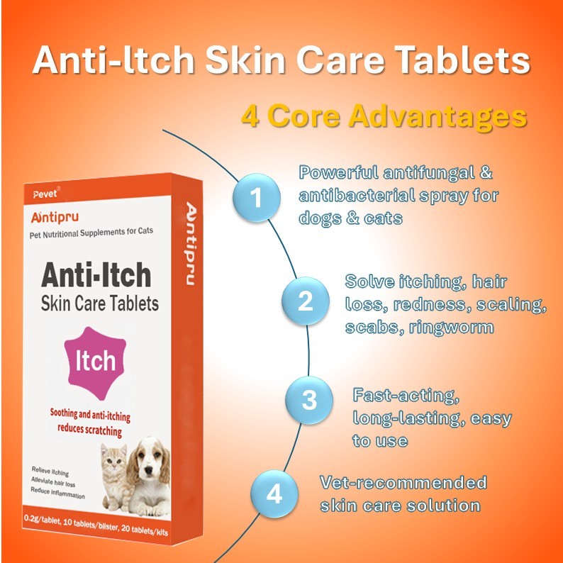 Cat Anti-Scratch Skin Health Tablets Nutritional Care Immune Support Grain-Free Vitamins Minerals Daily Oral Dogs Rabbits,Cat Anti-Scratch Skin Health Tablets Nutritional Care Immune Support Grain-Free Vitamins Minerals Daily Oral Dogs Rabbits,Pevet