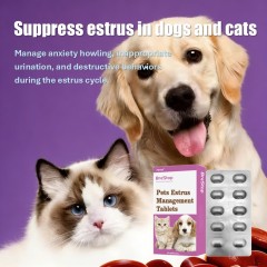 Pets Estrus Management OEM Soft Chew Tablets for Dogs Cats-Calming Supplement Vitamins Minerals Fast Absorption Controls,Pets Estrus Management OEM Soft Chew Tablets for Dogs Cats-Calming Supplement Vitamins Minerals Fast Absorption Controls,Pevet