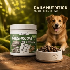 Pevet OEM ODM Grain-Free Mushroom Supplement Soft Chews Ashwagandha Probiotic Blend-Immune Support Joint Health,Pevet OEM ODM Grain-Free Mushroom Supplement Soft Chews Ashwagandha Probiotic Blend-Immune Support Joint Health,Pevet