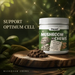 Pevet OEM ODM Grain-Free Mushroom Supplement Soft Chews Ashwagandha Probiotic Blend-Immune Support Joint Health,Pevet OEM ODM Grain-Free Mushroom Supplement Soft Chews Ashwagandha Probiotic Blend-Immune Support Joint Health,Pevet