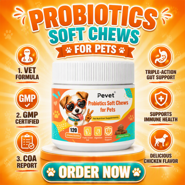 Pevet Probiotic Soft Chews for Dogs-Long-acting Gut Health & Seasonal Allergy Support Digestive Health Supplements,Pevet Probiotic Soft Chews for Dogs-Long-acting Gut Health & Seasonal Allergy Support Digestive Health Supplements,Pevet