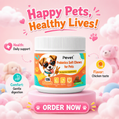 Pevet Probiotic Soft Chews for Dogs-Long-acting Gut Health & Seasonal Allergy Support Digestive Health Supplements,Pevet Probiotic Soft Chews for Dogs-Long-acting Gut Health & Seasonal Allergy Support Digestive Health Supplements,Pevet