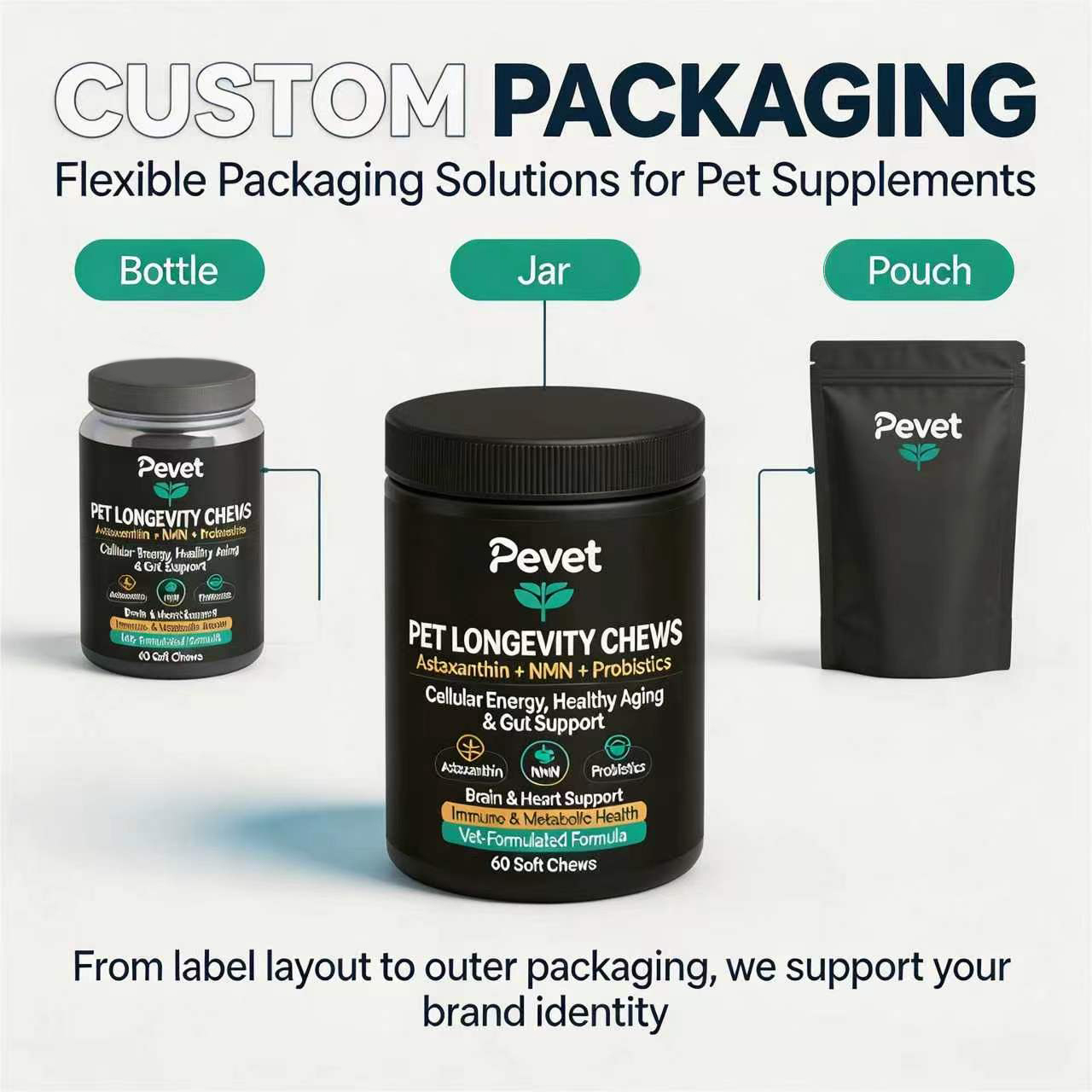 Pevet Pet Aging & Wellness Supplement Astaxanthin NMN Supports Vitality Antioxidant & Gut Health OEM/ODM Pet Supplement,Pevet Pet Aging & Wellness Supplement Astaxanthin NMN Supports Vitality Antioxidant & Gut Health OEM/ODM Pet Supplement,Pevet