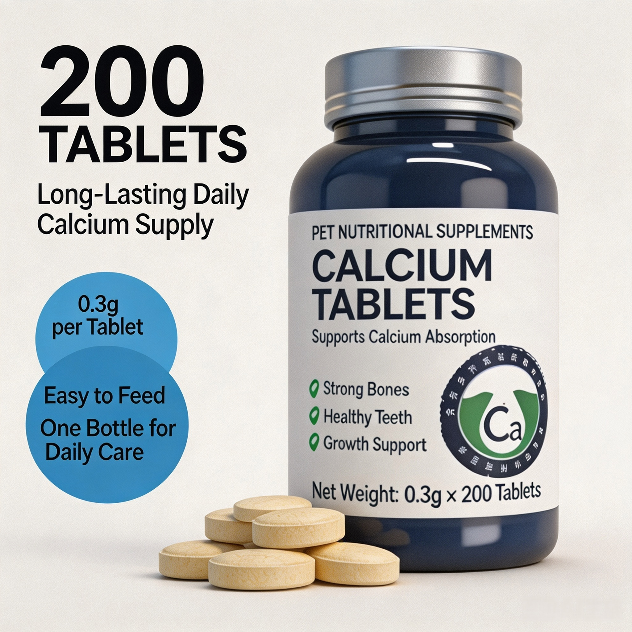 Pevet Pet Milk Calcium Tablets Calcium Supplement Supports Bone Development and Teeth Health  for Dogs and Cats,Pevet Pet Milk Calcium Tablets Calcium Supplement Supports Bone Development and Teeth Health  for Dogs and Cats,Pevet