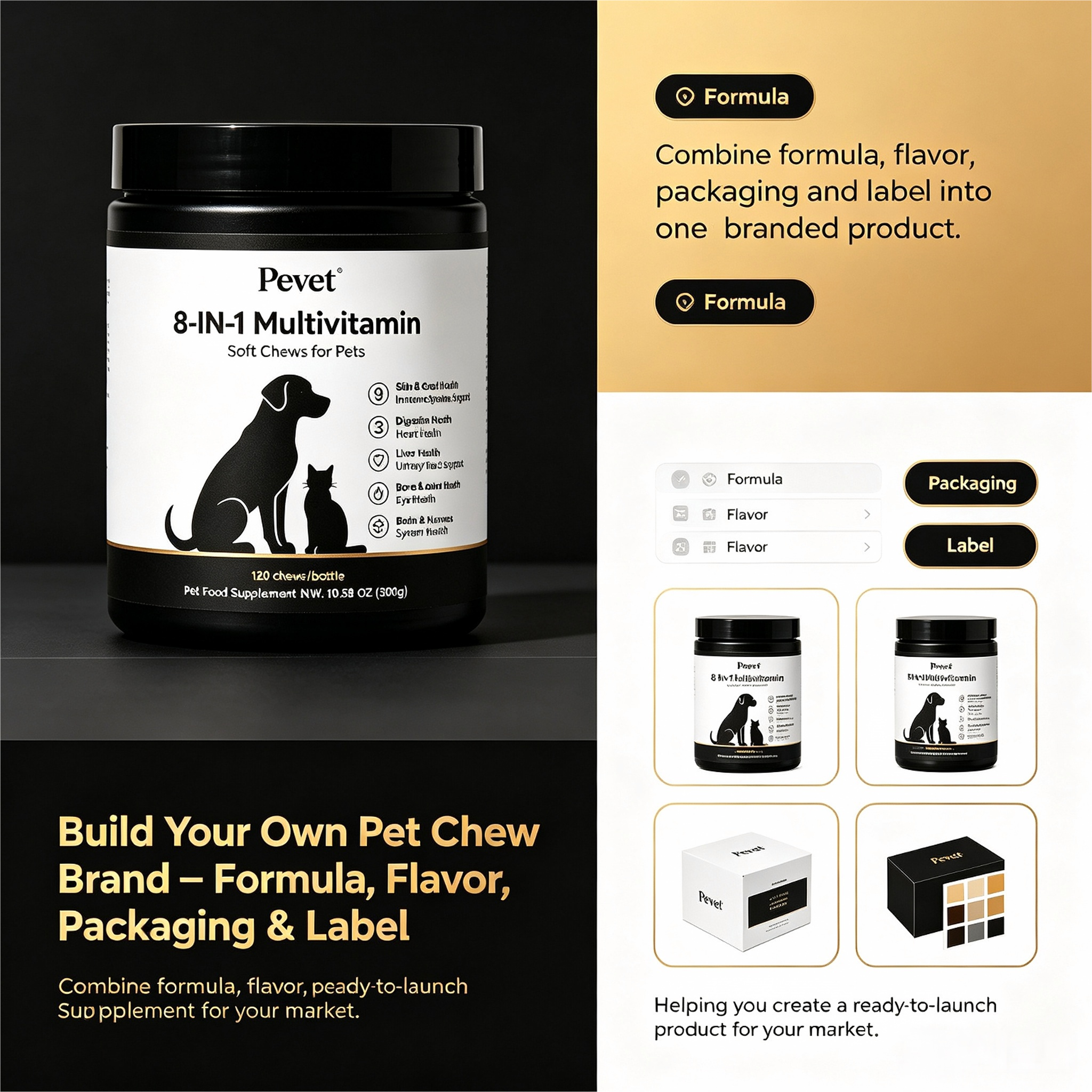Pevet 8-in-1 Multivitamin Soft Chews Supports Young Pet Skin Coat Joint Heart Digestion Urinary Vision Oral Premium Bulk Plus,Pevet 8-in-1 Multivitamin Soft Chews Supports Young Pet Skin Coat Joint Heart Digestion Urinary Vision Oral Premium Bulk Plus,Pevet