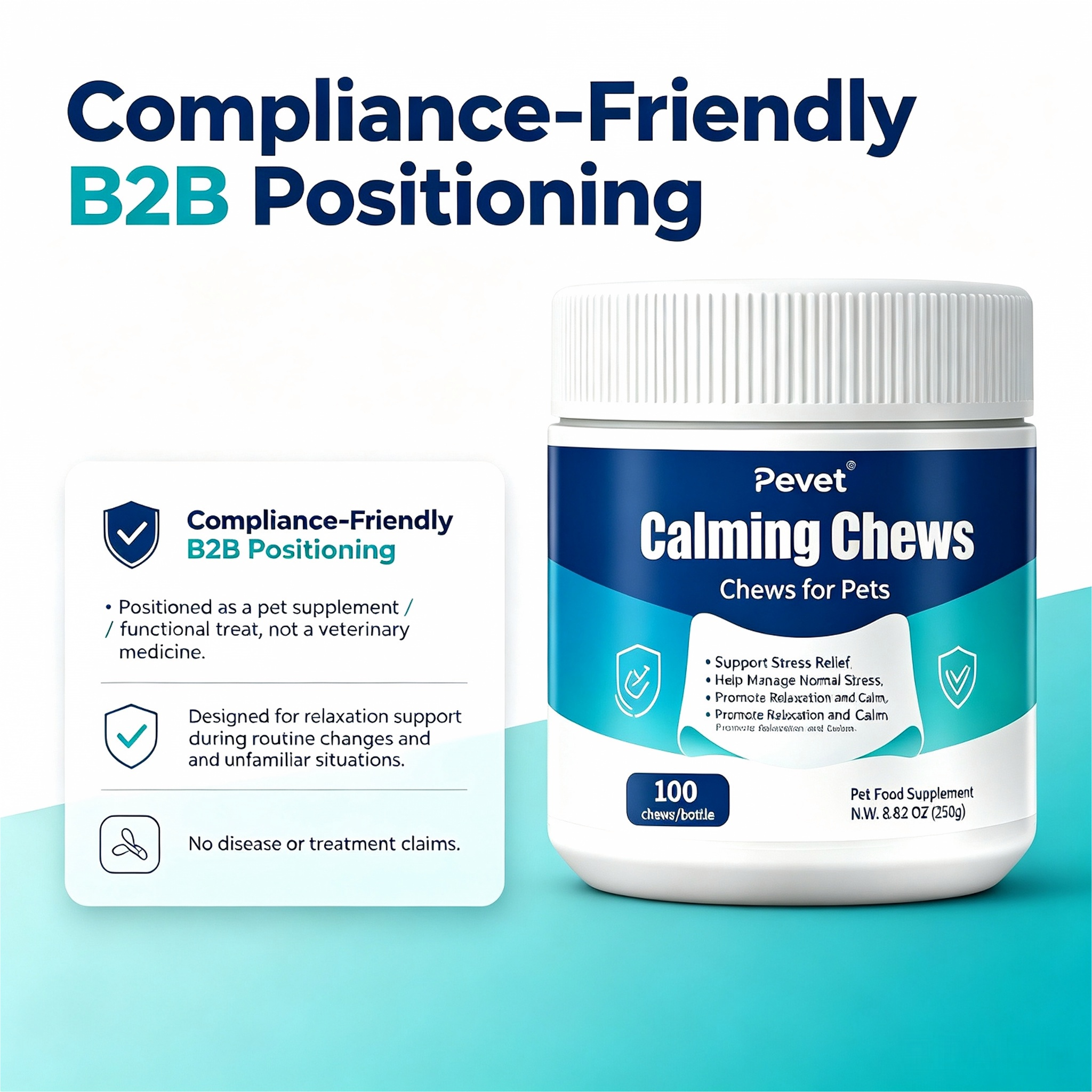 Pevet Calming Soft Chews for Cats & Dogs - Natural Chamomile, Passion Flower, Ashwagandha, Flaxseed, Eases Crowds Stress & Noise,Pevet Calming Soft Chews for Cats & Dogs - Natural Chamomile, Passion Flower, Ashwagandha, Flaxseed, Eases Crowds Stress & Noise,Pevet