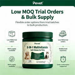 Pevet 8-in-1 Multivitamin Soft Chews Supports Herding Breeds Skin Coat Joint Heart Digestion Urinary Vision Oral Factory Supply,Pevet 8-in-1 Multivitamin Soft Chews Supports Herding Breeds Skin Coat Joint Heart Digestion Urinary Vision Oral Factory Supply,Pevet