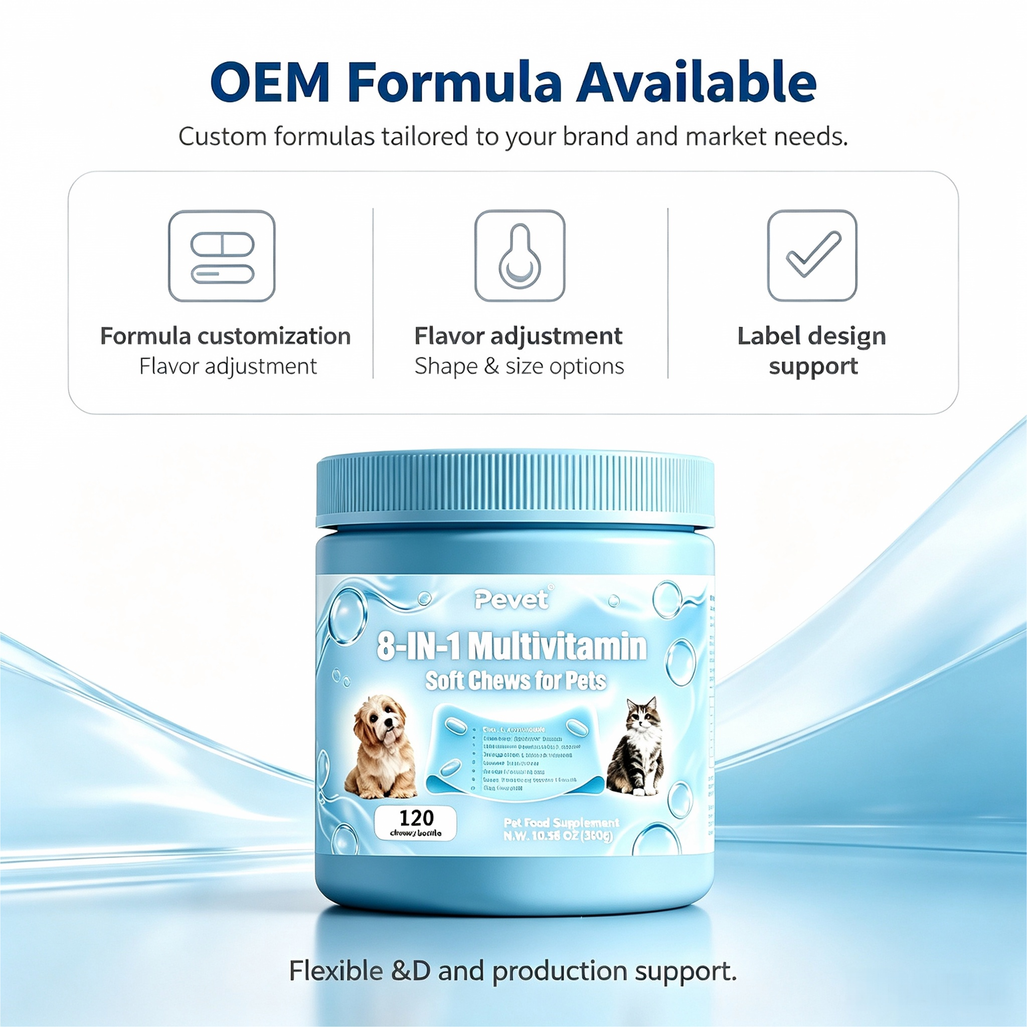 Pevet 8-in-1 Multivitamin Soft Chews Support Companion Pet Skin Coat Joint Heart Digestion Urinary Vision Oral Wholesale Direct,Pevet 8-in-1 Multivitamin Soft Chews Support Companion Pet Skin Coat Joint Heart Digestion Urinary Vision Oral Wholesale Direct,Pevet