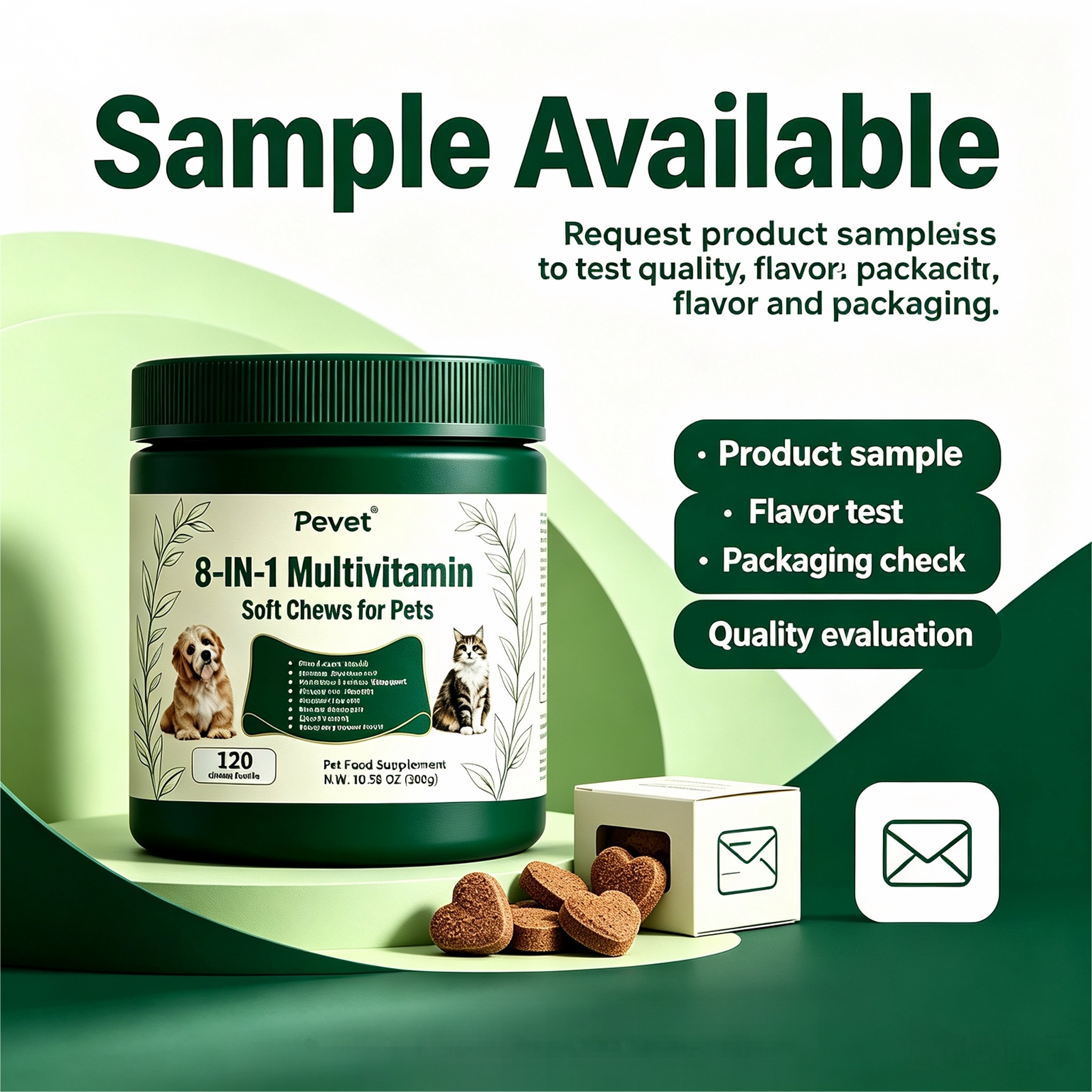 Pevet 8-in-1 Multivitamin Soft Chews Supports Herding Breeds Skin Coat Joint Heart Digestion Urinary Vision Oral Factory Supply,Pevet 8-in-1 Multivitamin Soft Chews Supports Herding Breeds Skin Coat Joint Heart Digestion Urinary Vision Oral Factory Supply,Pevet