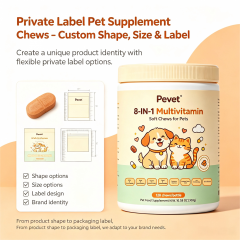 Pevet 8-in-1 Multivitamin Soft Chews Supports Travel Buddies Skin Coat Joint Heart Digestion Urinary Vision Oral Private Stock,Pevet 8-in-1 Multivitamin Soft Chews Supports Travel Buddies Skin Coat Joint Heart Digestion Urinary Vision Oral Private Stock,Pevet