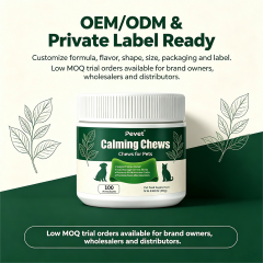 Pevet Calming Soft Chews for Cats & Dogs - Natural Colostrum, Passion Flower, Theanine, Inulin, Eases Storm Fears Stress & Noise,Pevet Calming Soft Chews for Cats & Dogs - Natural Colostrum, Passion Flower, Theanine, Inulin, Eases Storm Fears Stress & Noise,Pevet