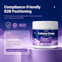 Pevet Calming Soft Chews for Cats & Dogs - Natural Colostrum, Ginger, Passion Flower, Vitamin, Eases Separation Stress & Noise,Pevet Calming Soft Chews for Cats & Dogs - Natural Colostrum, Ginger, Passion Flower, Vitamin, Eases Separation Stress & Noise,Pevet