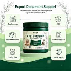 Pevet 8-in-1 Multivitamin Soft Chews Supports Herding Breeds Skin Coat Joint Heart Digestion Urinary Vision Oral Factory Supply,Pevet 8-in-1 Multivitamin Soft Chews Supports Herding Breeds Skin Coat Joint Heart Digestion Urinary Vision Oral Factory Supply,Pevet