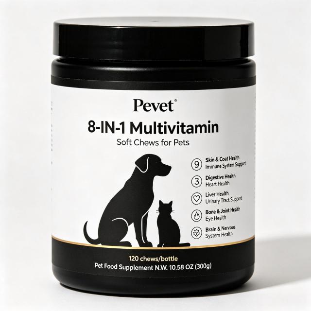 Pevet 8-in-1 Multivitamin Soft Chews Supports Young Pet Skin Coat Joint Heart Digestion Urinary Vision Oral Premium Bulk Plus,Pevet 8-in-1 Multivitamin Soft Chews Supports Young Pet Skin Coat Joint Heart Digestion Urinary Vision Oral Premium Bulk Plus,Pevet