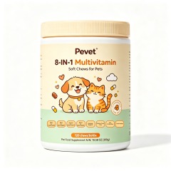 Pevet 8-in-1 Multivitamin Soft Chews Supports Travel Buddies Skin Coat Joint Heart Digestion Urinary Vision Oral Private Stock,Pevet 8-in-1 Multivitamin Soft Chews Supports Travel Buddies Skin Coat Joint Heart Digestion Urinary Vision Oral Private Stock,Pevet