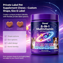 Pevet 8-in-1 Multivitamin Soft Chews Supports Multi Pets Skin Coat Joint Heart Digestion Urinary Vision Oral Premium Quality,Pevet 8-in-1 Multivitamin Soft Chews Supports Multi Pets Skin Coat Joint Heart Digestion Urinary Vision Oral Premium Quality,Pevet