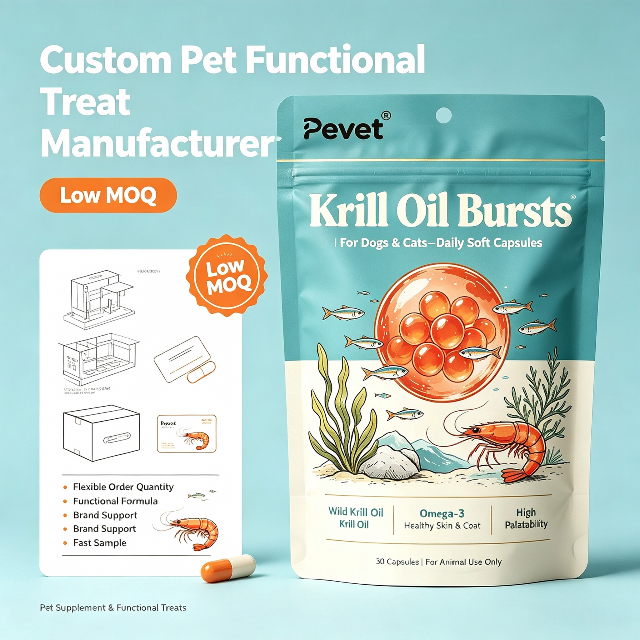 Pevet Customized Krill Oil Popping Beads Sachet OEM ODM Private Label Liquid-Filled Krill Oil Burst Beads Factory,Pevet Customized Krill Oil Popping Beads Sachet OEM ODM Private Label Liquid-Filled Krill Oil Burst Beads Factory,Pevet