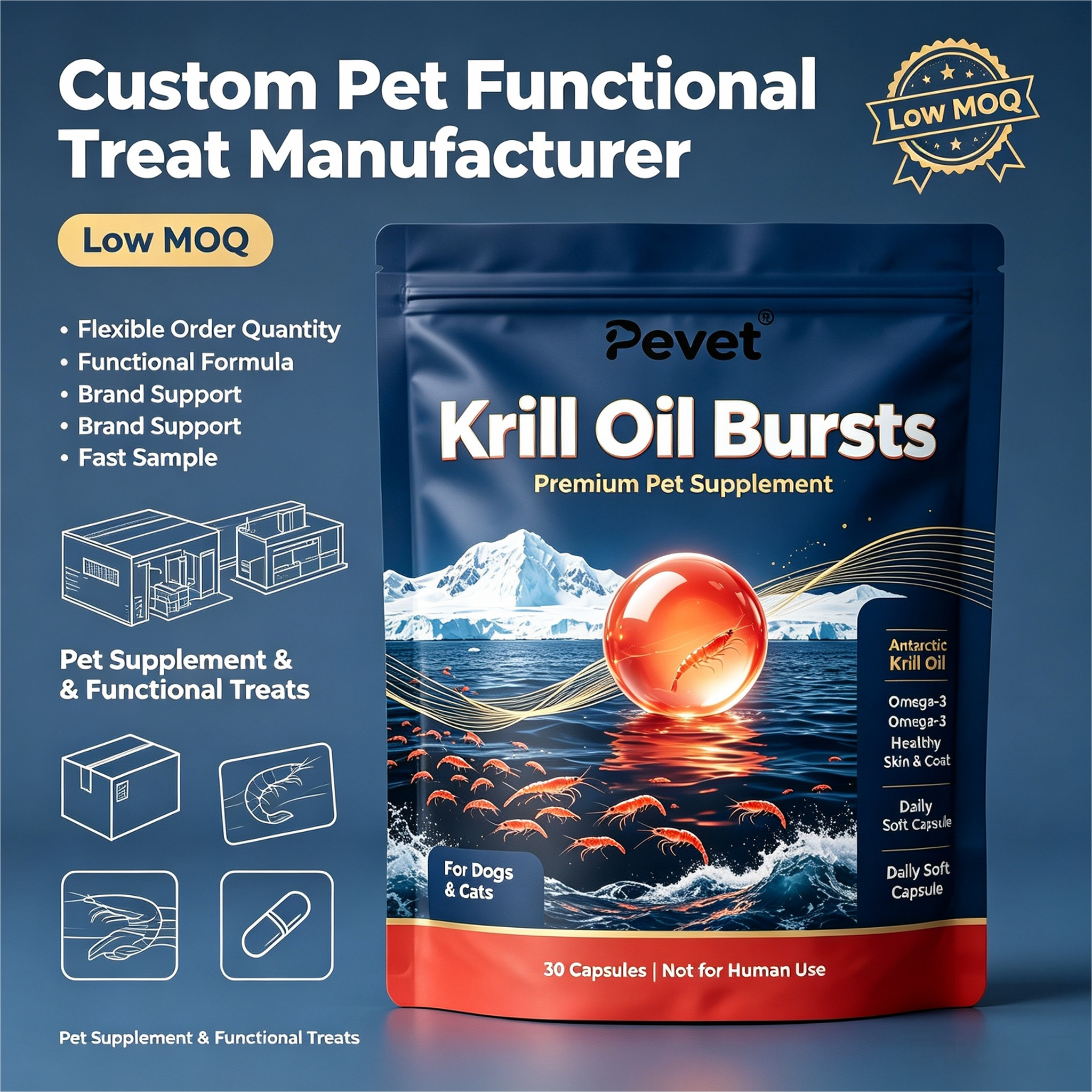 Pevet Private Label Krill Oil Burst Beads Sachet OEM ODM Custom Flavor Krill Oil Popping Beads Supplement Supplier,Pevet Private Label Krill Oil Burst Beads Sachet OEM ODM Custom Flavor Krill Oil Popping Beads Supplement Supplier,Pevet