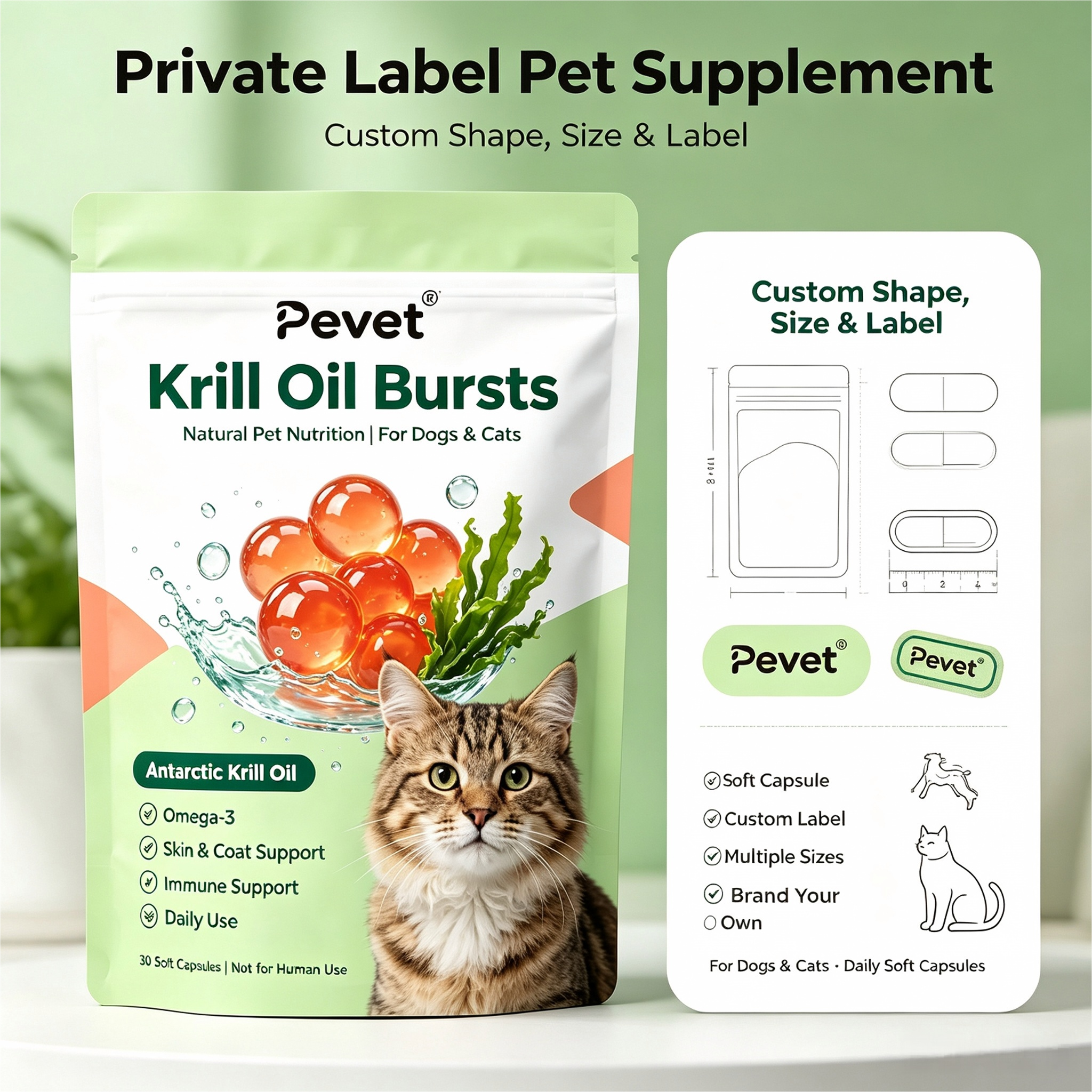 Pevet Custom Krill Oil Liquid-Filled Burst Beads Sachet OEM ODM Private Label Dietary Supplement Factory,Pevet Custom Krill Oil Liquid-Filled Burst Beads Sachet OEM ODM Private Label Dietary Supplement Factory,Pevet