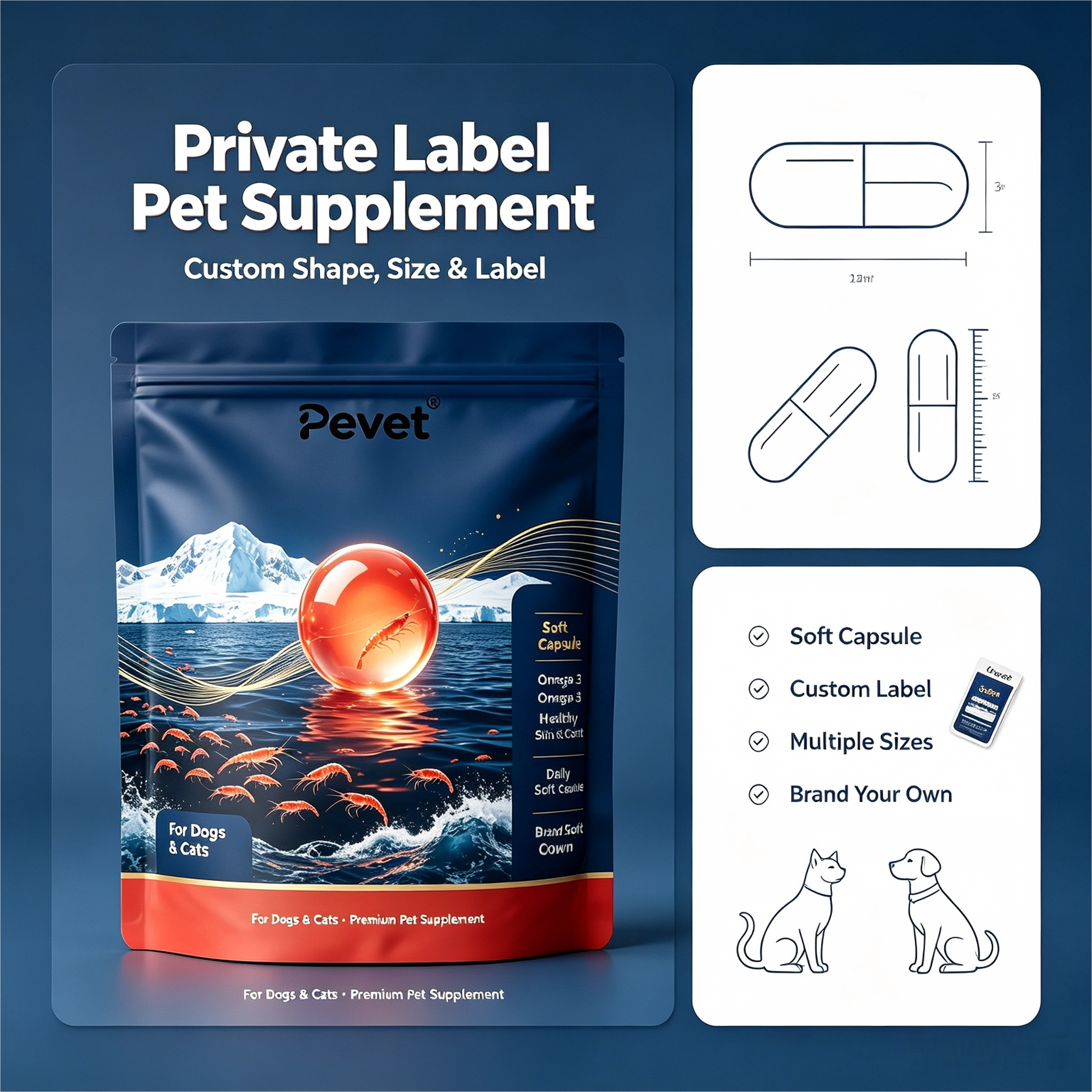 Pevet Private Label Krill Oil Burst Beads Sachet OEM ODM Custom Flavor Krill Oil Popping Beads Supplement Supplier,Pevet Private Label Krill Oil Burst Beads Sachet OEM ODM Custom Flavor Krill Oil Popping Beads Supplement Supplier,Pevet