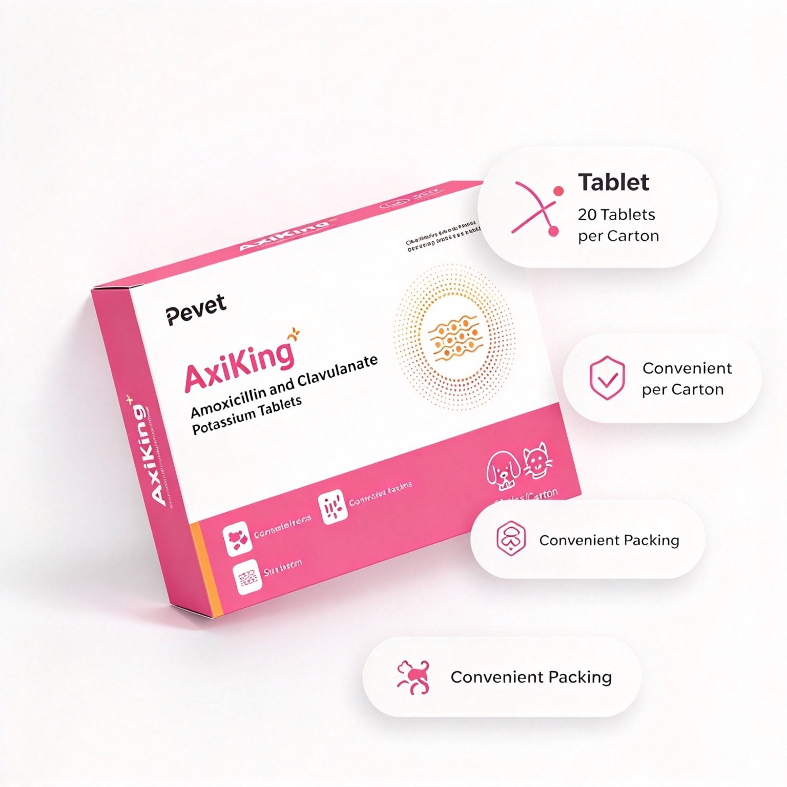 Advanced Veterinary Medicine for Broad-Spectrum Bacterial Infections with Amoxicillin and Clavulanate Potassium,Advanced Veterinary Medicine for Broad-Spectrum Bacterial Infections with Amoxicillin and Clavulanate Potassium,Pevet