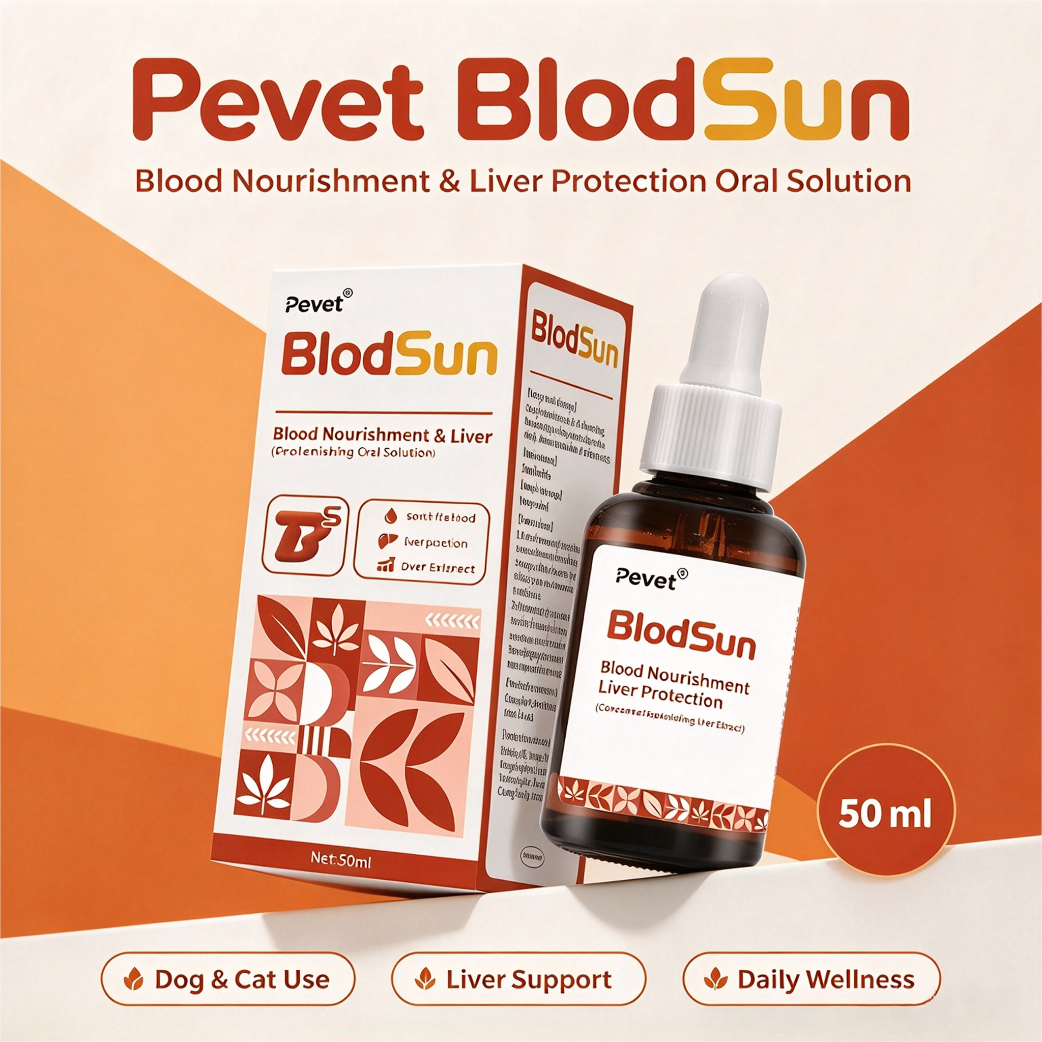 Pevet Blood Health & Liver Concentrate Oral Solution Pet Nutritional Supplement for Dogs & Cats 50ml,Pevet Blood Health & Liver Concentrate Oral Solution Pet Nutritional Supplement for Dogs & Cats 50ml,Pevet