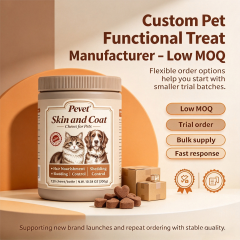 Pevet Private Label Skin and Coat Soft Chews OEM ODM Pet Supplement Manufacturer Custom Formula Omega 3 Biotin Dog Chews,Pevet Private Label Skin and Coat Soft Chews OEM ODM Pet Supplement Manufacturer Custom Formula Omega 3 Biotin Dog Chews,Pevet