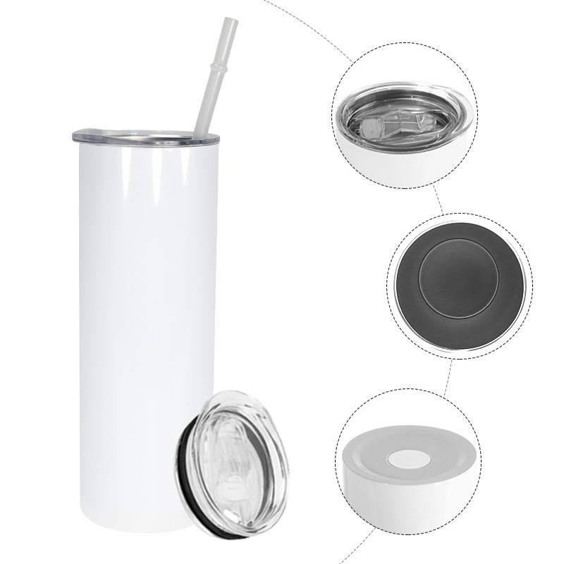 RTS US Warehouse 20oz FLAT EDGE completely straight sublimation tumbler
