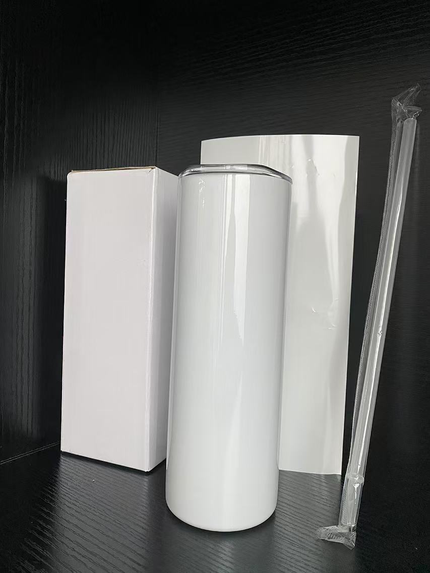 RTS US Warehouse 25pack 20oz sublimation skinny tumblers