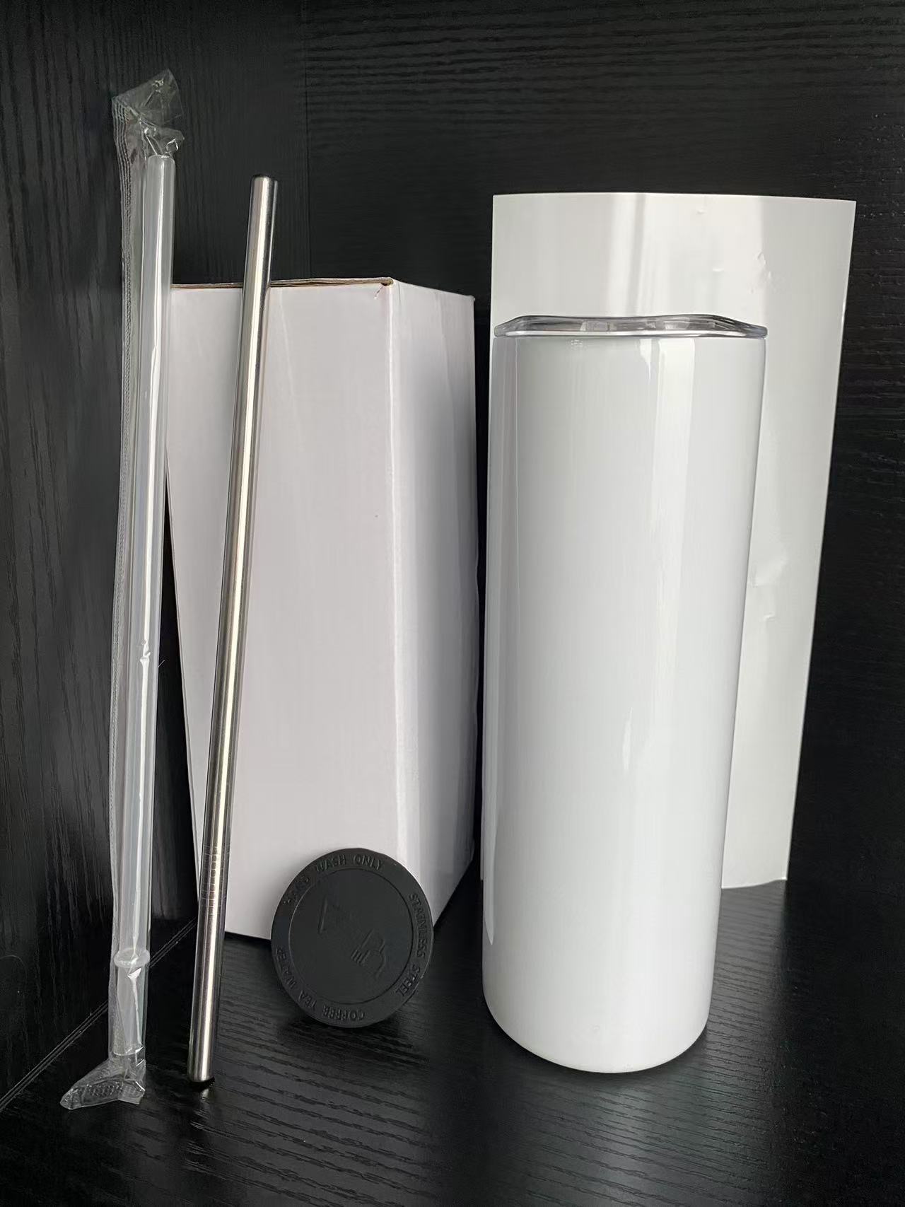 RTS US Warehouse 25pack 20oz sublimation skinny tumblers