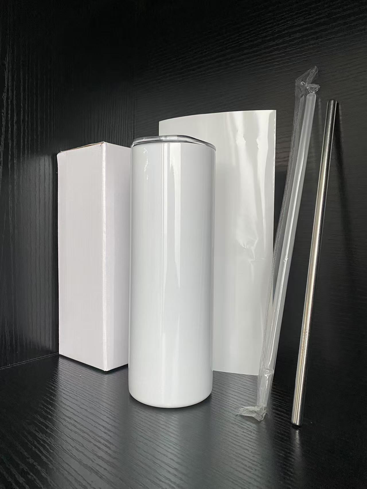 RTS US Warehouse 25pack 20oz sublimation skinny tumblers