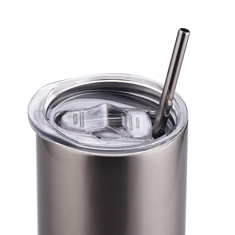 RTS USA Warehouse 25-Pack 20oz Stainless Steel Color Skinny Tumbler For Sublimation