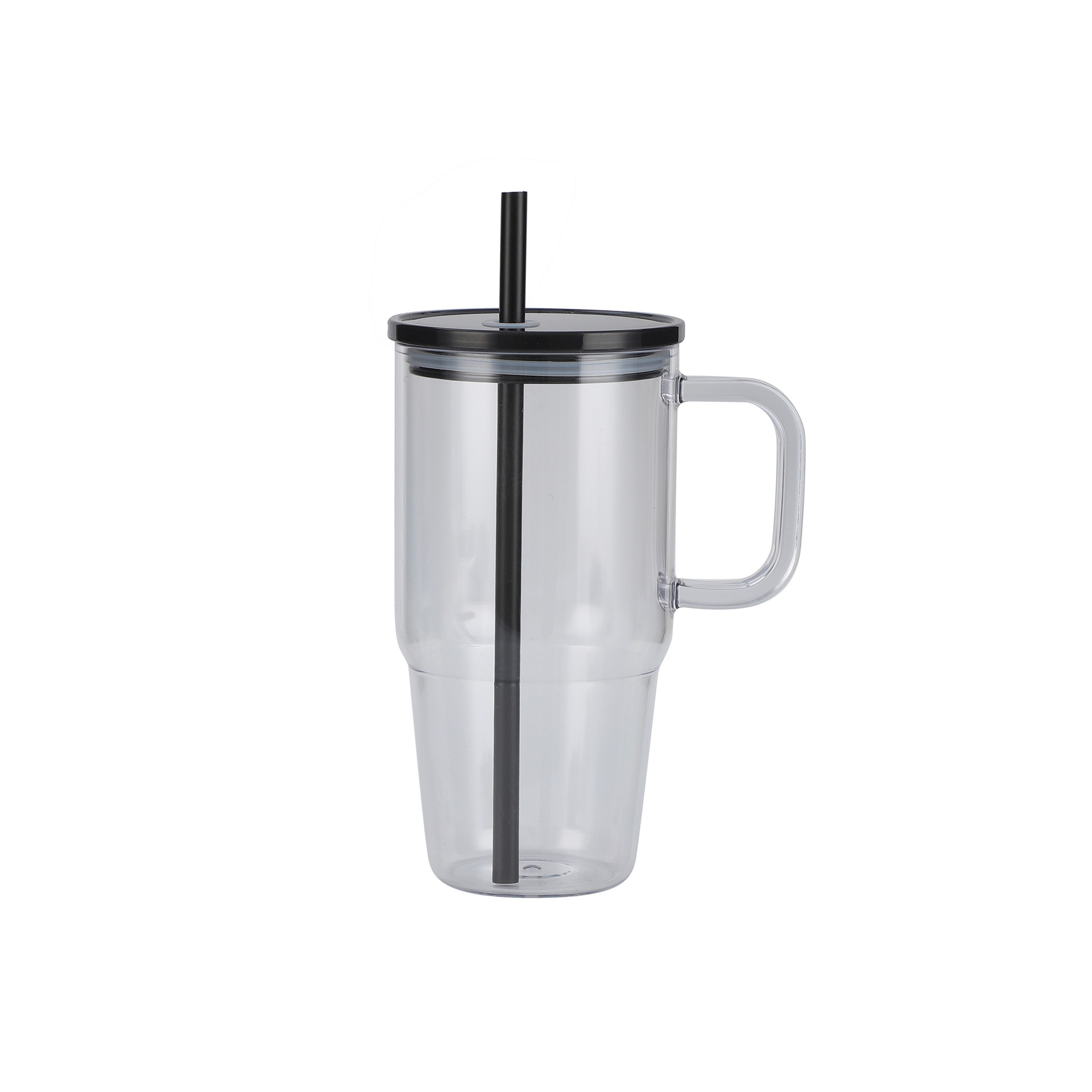 RTS CHINA 20oz plastic cups with colorful lids and straw  Portable outdoor water bottle