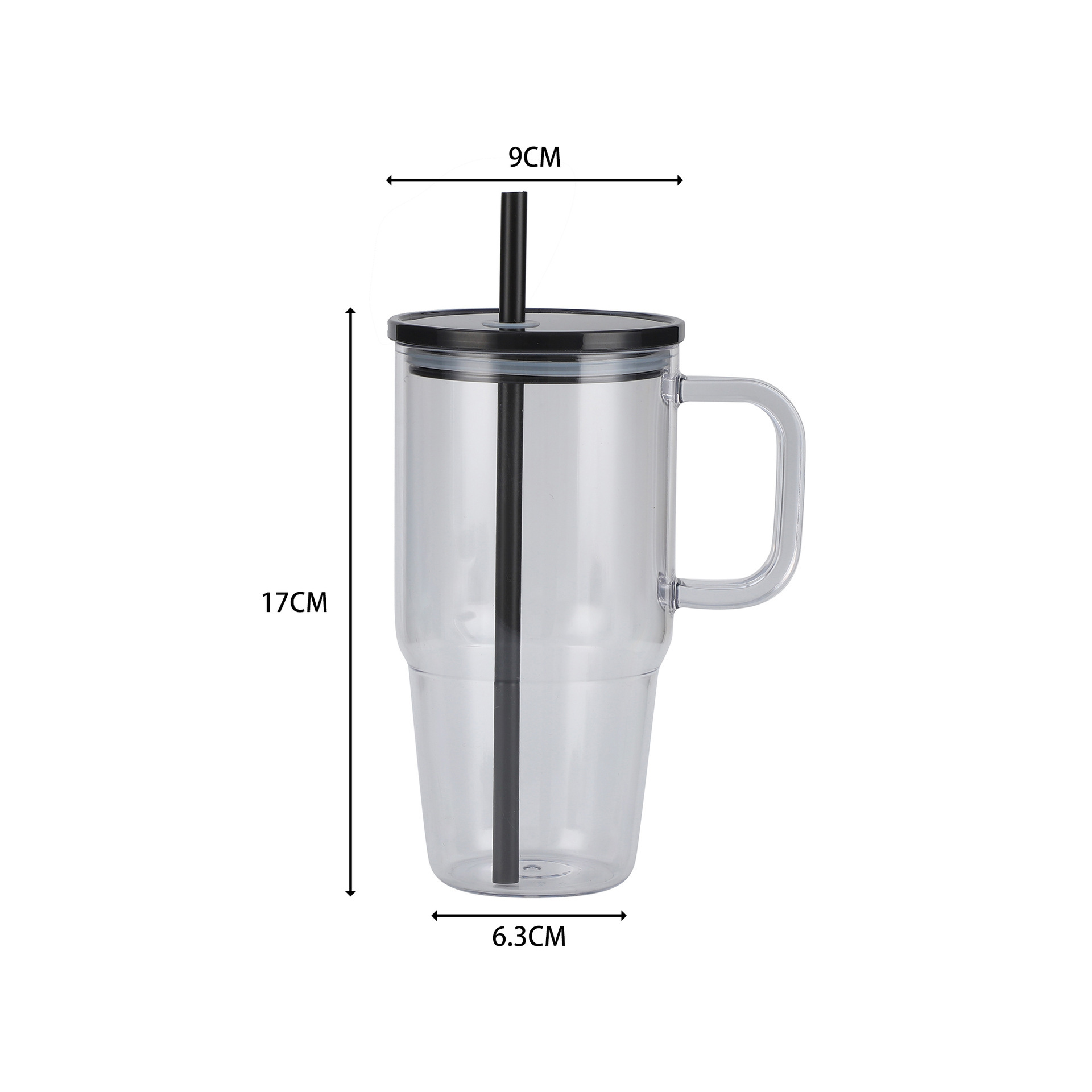 RTS CHINA 20oz plastic cups with colorful lids and straw  Portable outdoor water bottle