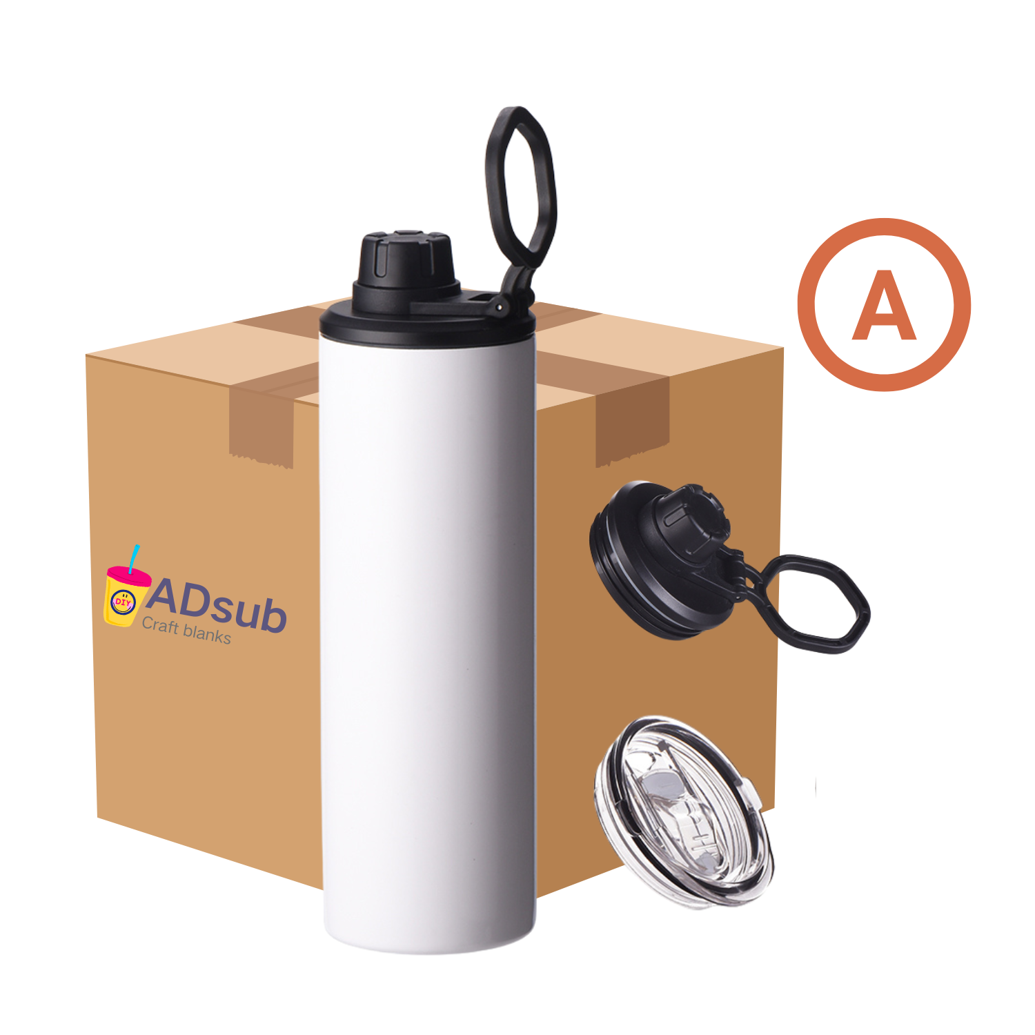 RTS US warehouse 25pack 20oz Dual Lid Sublimation Tumbler