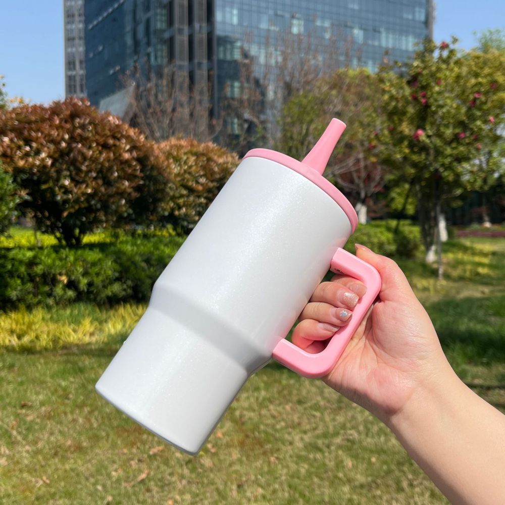 RTS US warehouse 25pack 20oz Kids Blank Sublimation Stainless Steel Tumblers with Leak Proof Straw Lids