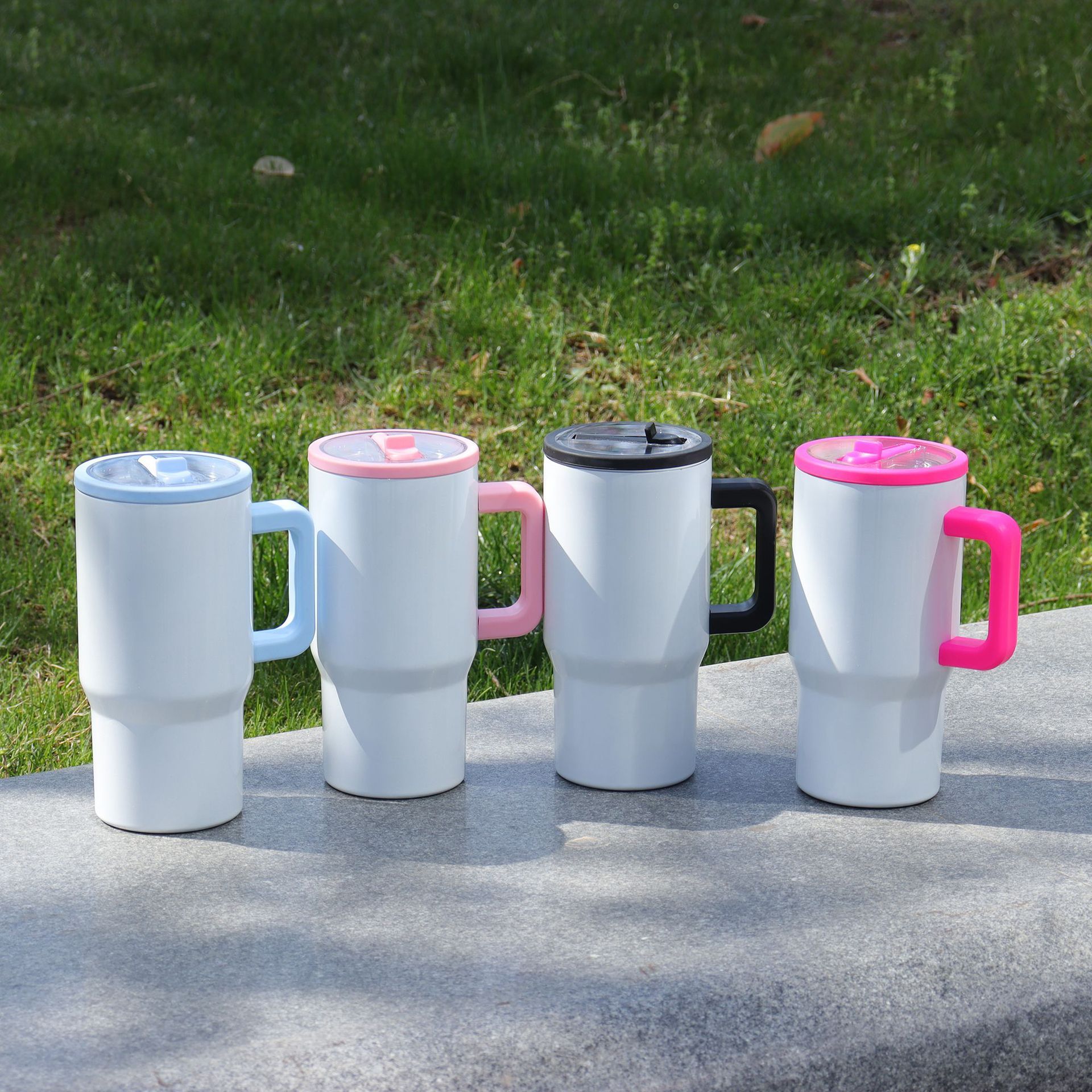 RTS US warehouse 25pack 20oz Kids Blank Sublimation Stainless Steel Tumblers with Leak Proof Straw Lids