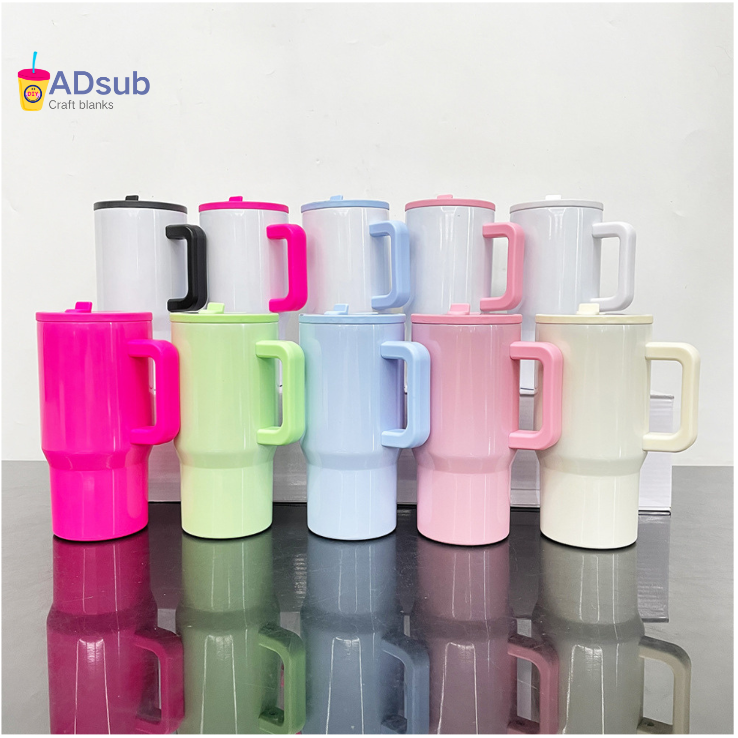RTS US warehouse 25pack 20oz Kids Blank Sublimation Stainless Steel Tumblers with Leak Proof Straw Lids