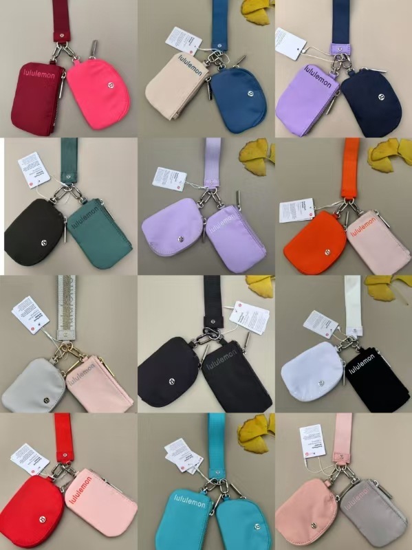 China warehouse Dual Pouch Wristlet Wallet