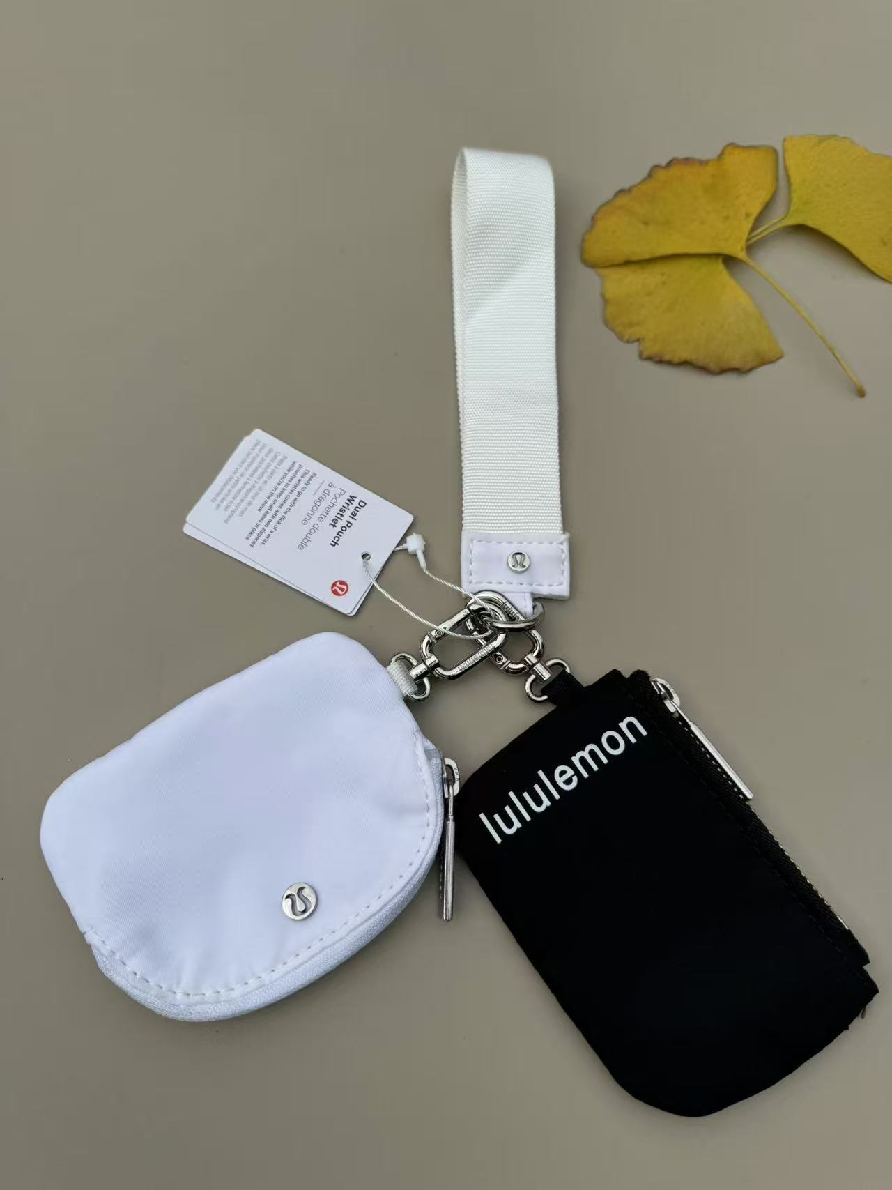 China warehouse Dual Pouch Wristlet Wallet