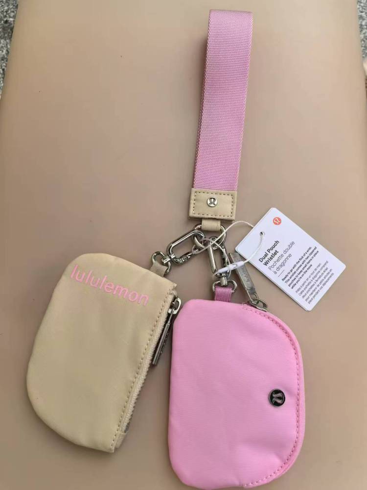 China warehouse Dual Pouch Wristlet Wallet