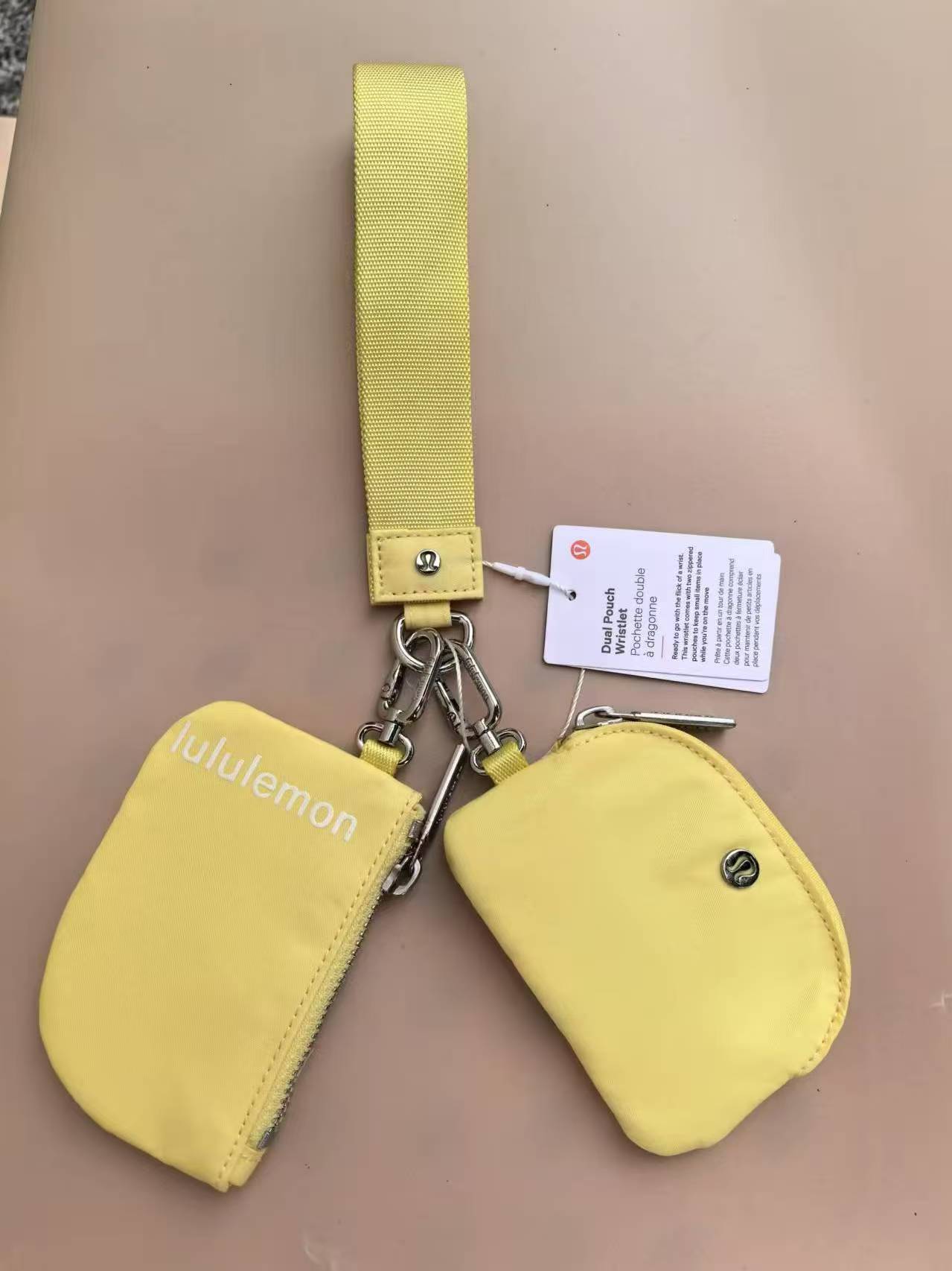 China warehouse Dual Pouch Wristlet Wallet
