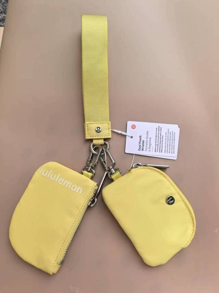 China warehouse Dual Pouch Wristlet Wallet